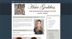 Desktop Screenshot of hairgoddess.net