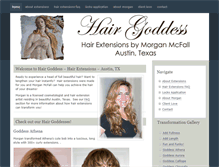 Tablet Screenshot of hairgoddess.net